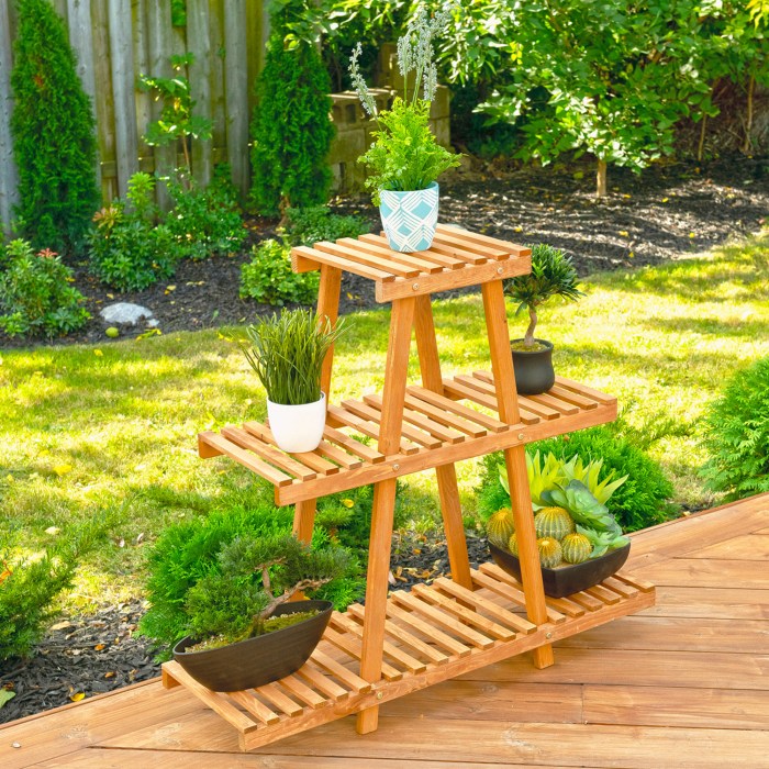 Tree branch plant stand